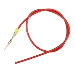 000979132E - Gedichtete Reparaturleitung mit Micro Timer II Flachstecker 1.0 mm2 - rot