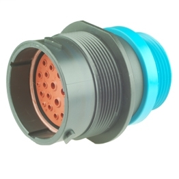 Deutsch HDP24-24-29PE-L015 - 29-poliges HDP weibliches Gehaeuse mit E-Seal, Threaded Adapter