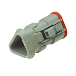 Deutsch DT06-3S-CE04 Stecker - 3-poliges Buchsengehaeuse Deutsch DT-Serie mit reduziertem Dichtungsdurchmesser (E-Seal) und Schrumpfschlauchanschlu