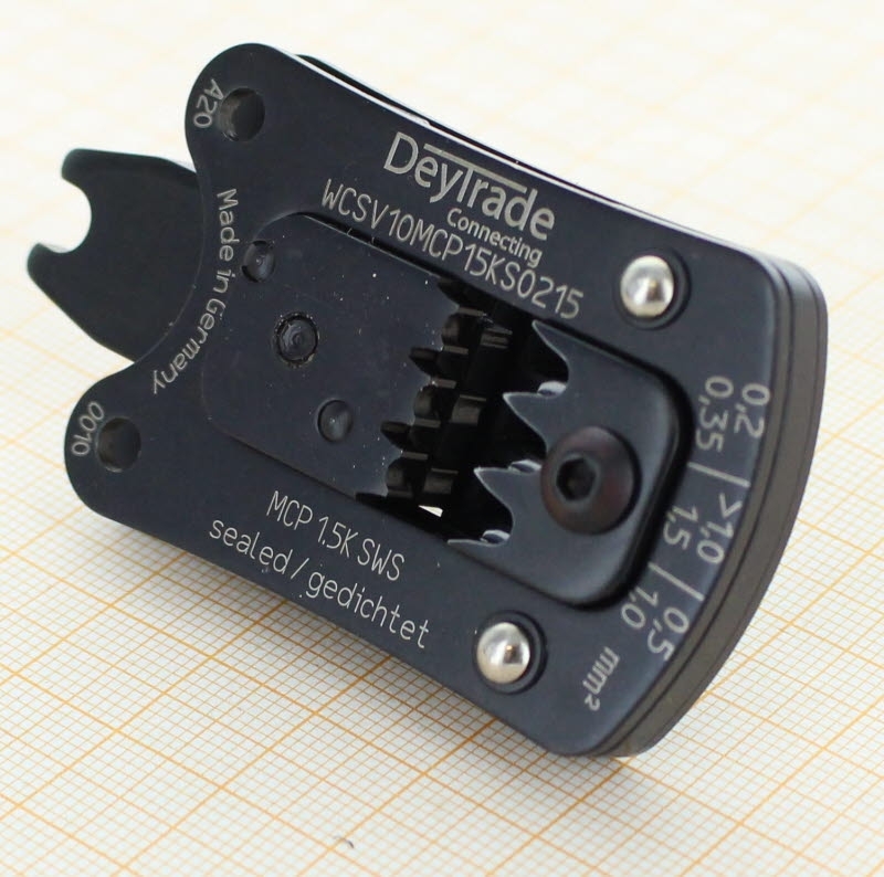 WCSV10MCP15KS0215 - Crimpeinsatz CSV10 MCP 1.5K gedichtet 0.2 - 1.5 mm2