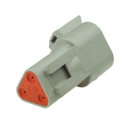 Deutsch DT04-3P-C015 Stecker - 3-poliges Stiftgehaeuse Deutsch DT-Serie mit reduziertem Dichtungsdurchmesser (E-Seal)