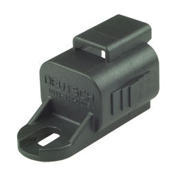 Deutsch 1011-344-0205 - Schwarze Staubkappe fuer DT06-2S Stecker