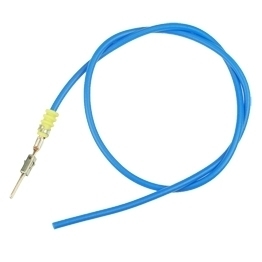 000979132E - Gedichtete Reparaturleitung mit Micro Timer II Flachstecker 1.0 mm2 - blau